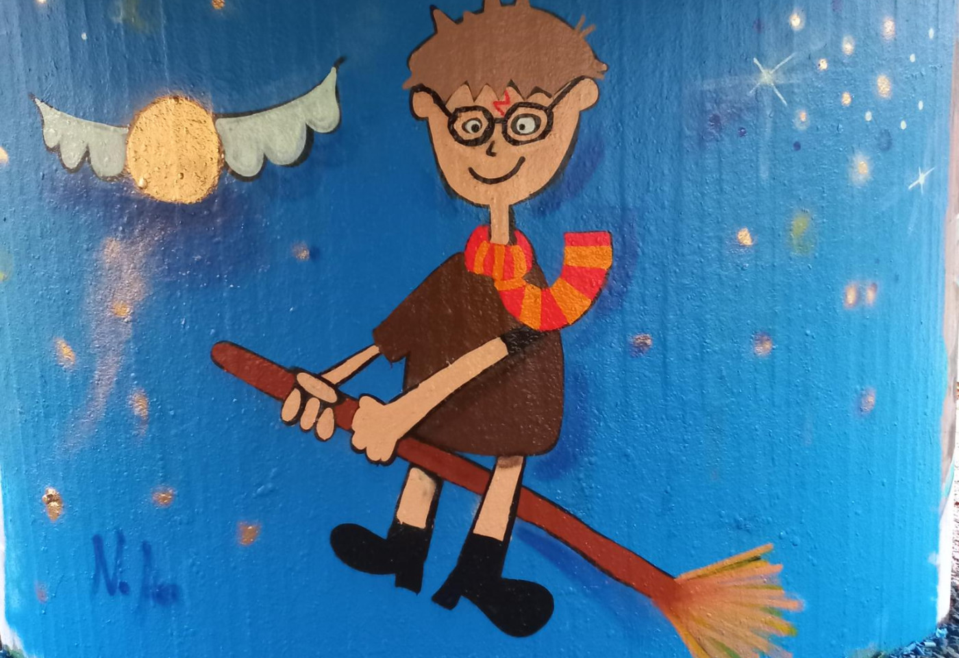 Dies sprayte ein Jugendlicher f&uuml;r seine Lieblings-Oma